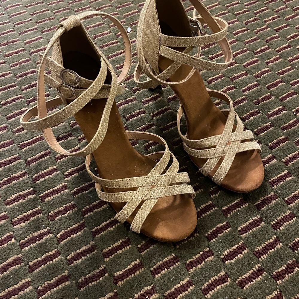 Golden heels